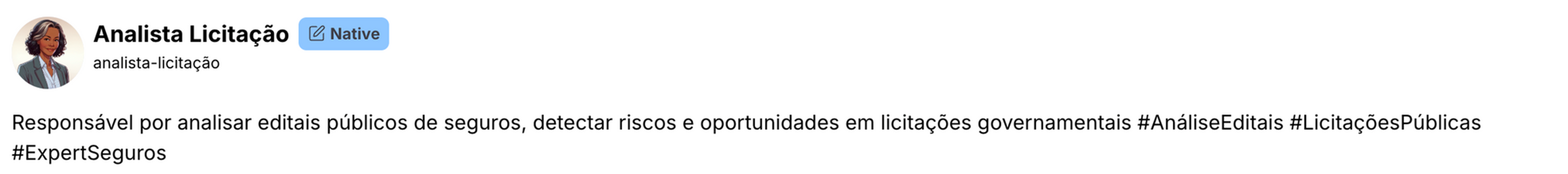 analista de licitação